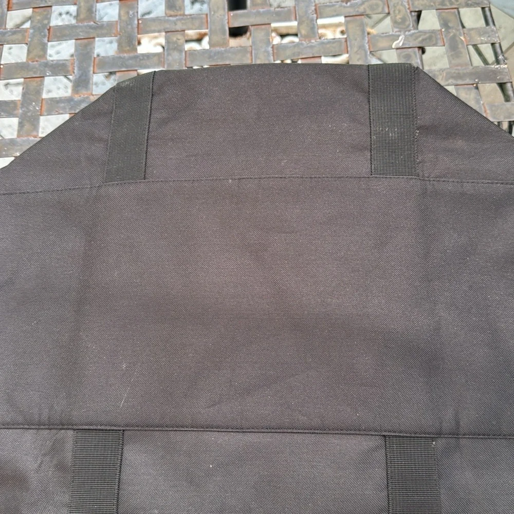 Mercedes-Benz Parfums Black canvas   double handles duffel bag